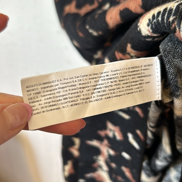 Adolfo Dominguez Leopard Mini Dress - Picture 9 of 10